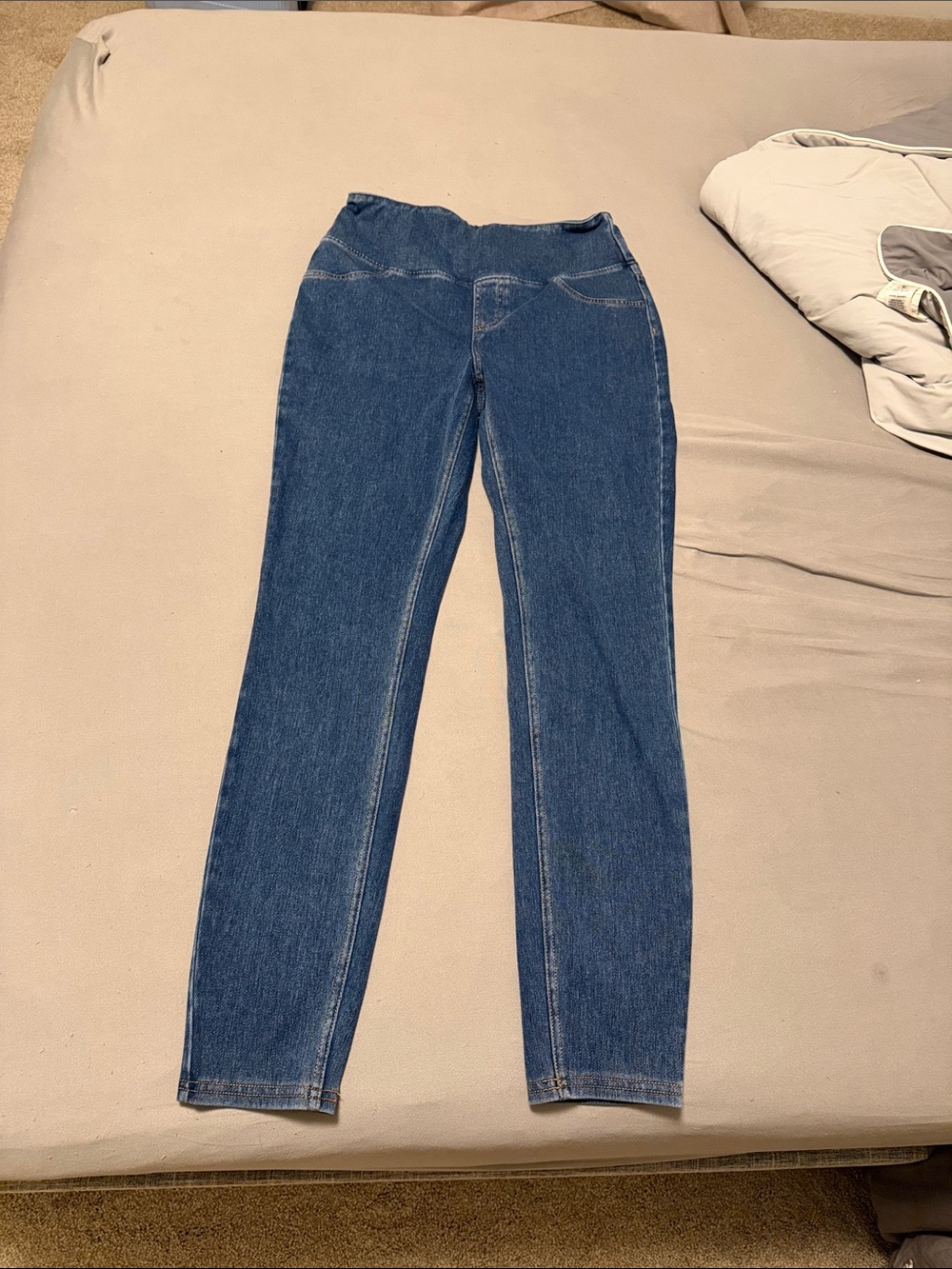 Halara Flex™ High Waisted Tummy Control Denim Casual Leggings
